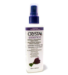 Crystal Essence Deodorant Spray Lavender & White Tea 4 Oz 4 Ounce