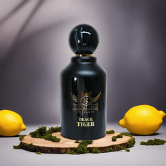 Royal Oud Perfumes Black Tiger - Citrusy, Spicy & Woody Luxury Men's Fragrance from Dubai (100 ml)