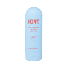 Coco & Eve Body Sunscreen SPF 50+ - Australian Made Natural Daily Broad Spectrum Sun Protection | Lightweight Moisturizing Water Resistant Lotion for Hydrating Glow | With Vitamin E and Aloe Vera