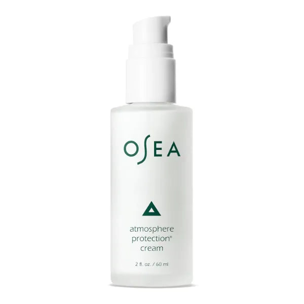 OSEA Atmosphere Protection® Cream 2oz - Lightweight Face Moisturizer for Fast-Absorbing Hydration - Smooths with Niacinamide, Shea Butter, and Undaria Seaweed - Ideal Under Sunscreen or Makeup