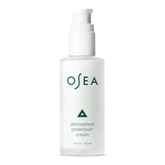 OSEA Atmosphere Protection® Cream 2oz - Lightweight Face Moisturizer for Fast-Absorbing Hydration - Smooths with Niacinamide, Shea Butter, and Undaria Seaweed - Ideal Under Sunscreen or Makeup