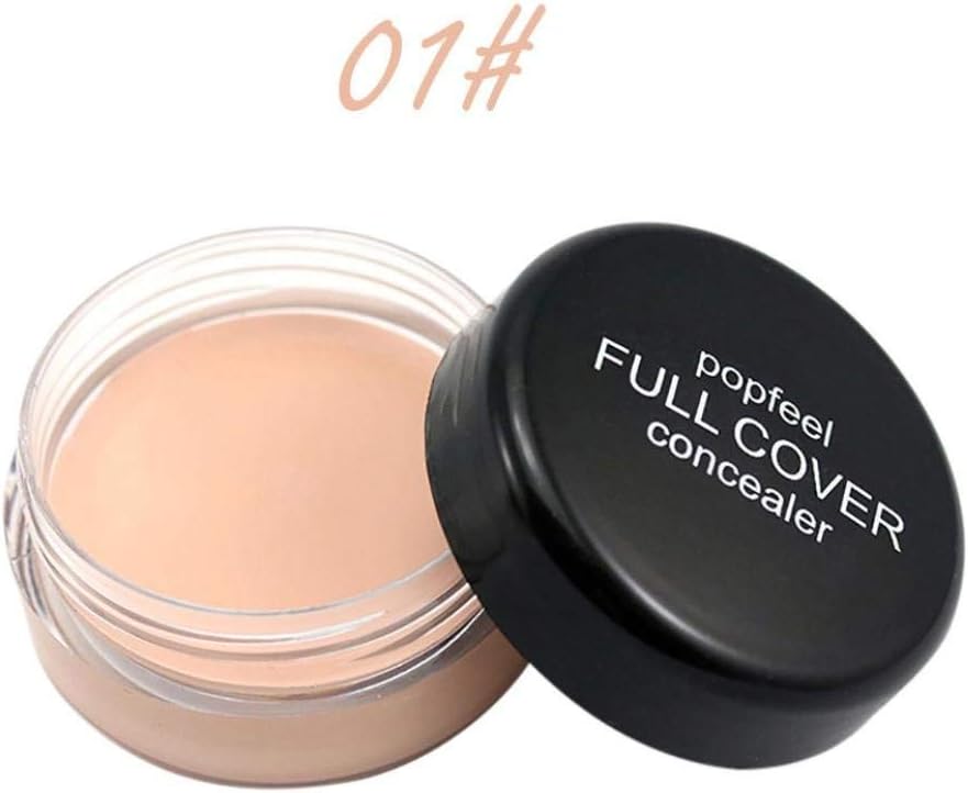 1 X Concealer foundation Popfeel Face Makeup Concealer Foundation Palette Creamy Moisturizing (A)