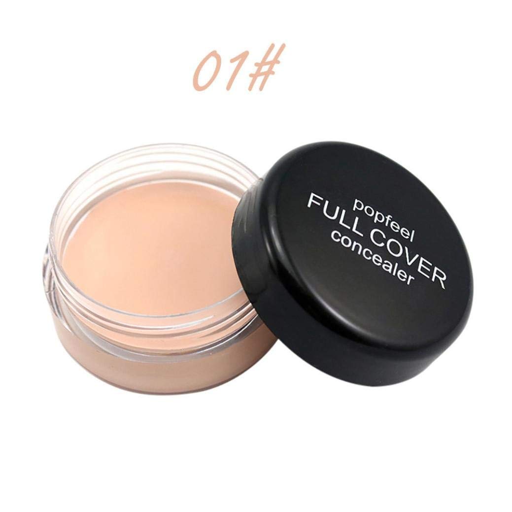 1 X Concealer foundation Popfeel Face Makeup Concealer Foundation Palette Creamy Moisturizing (A)