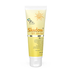 Fixderma Shadow Sunscreen SPF 30+ Gel PA+++ | for Oily Skin SPF 30 | Sunscreen for Body & Face | Broad Spectrum Sunscreen for UVA & UVB Protection - Women & Men | Non Greasy & Water Resistant - 75gm