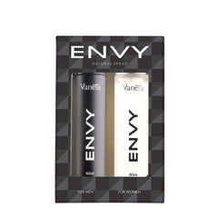 Envy Men and Women Perfume Gift Pack, 60 ml (Pack of 2)