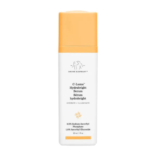 Drunk Elephant C-Luma Hydrabright Serum - 30 ml/1 fl oz - 10% Hydrating Vitamin C - Clean Clinical Skincare - Cruelty-Free - Dermatologist-Tested - Free of Essential Oils, Silicones, and Fragrance