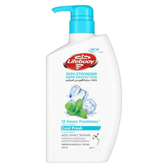 Lifebuoy Antibacterial Body Wash, Cool Fresh, for 100% stronger germ protection* & hygiene, 500ml