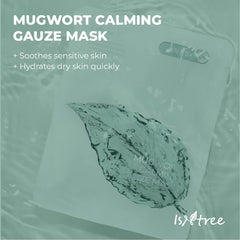 ISNTREE Spot Saver Mugwort Gauze Pack of 10 Sheets - Korean Skin Care Face Sheet Treatment