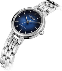 Citizen Women's Analogue Eco-Drive Watch with a Stainless Steel Band