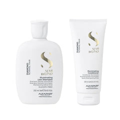Alfaparf Milano Semi di Lino Diamond Argan Oil Shampoo and Conditioner Set