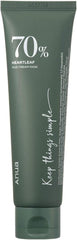 ANUA Heartleaf 70 Mud Cream Mask 3.38 Ounce, Gentle and Creamy Mud Pack for Peeling Pore Care No Artificial Colors