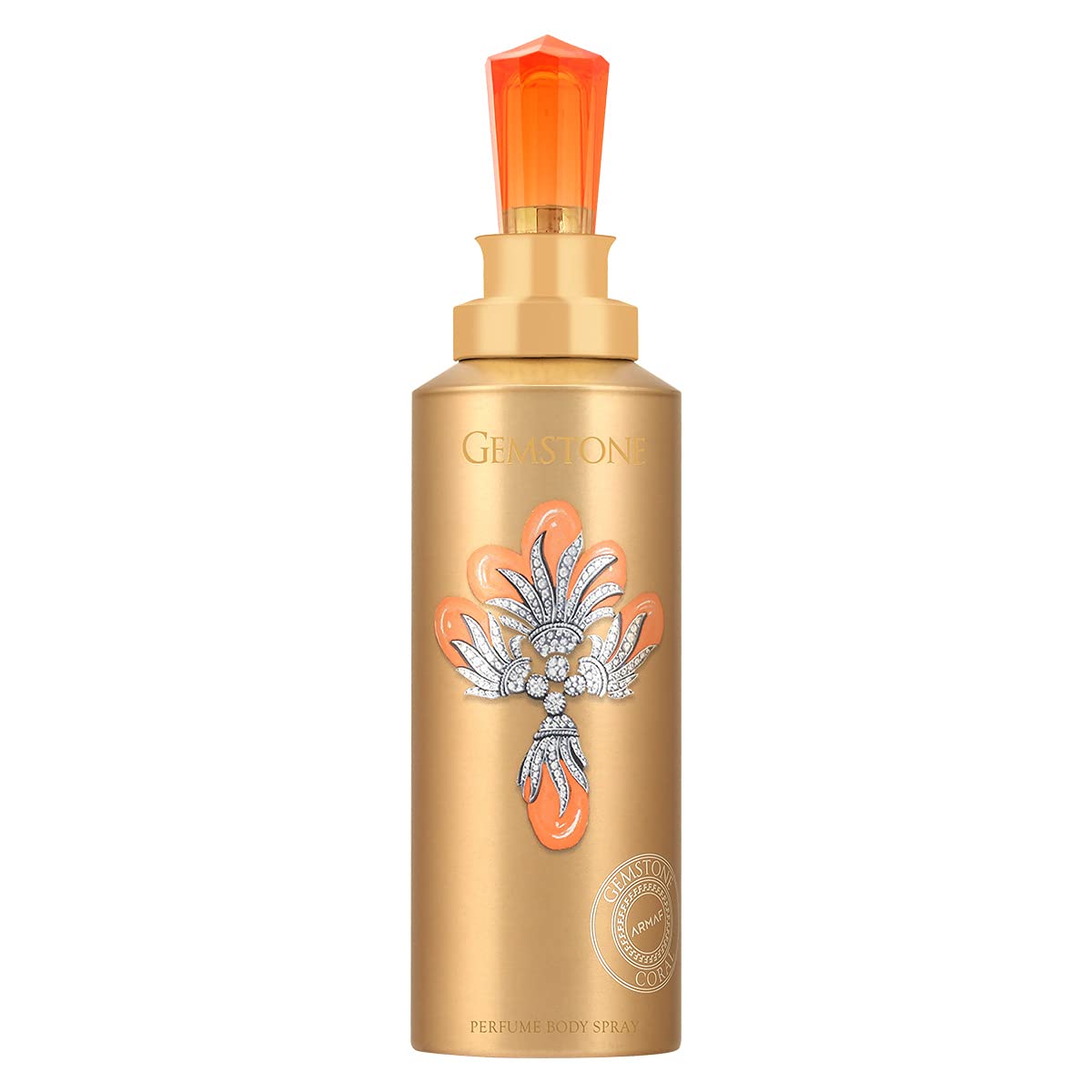 Armaf Gemstone Coral Body Spray for Women 200ml Gold - freshness all day - Perfumed Bodyspray for Woman