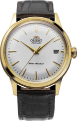 ORIENT RA-AC0M01S Men's Bambino Version 7 Brown Leather Band Automatic Watch