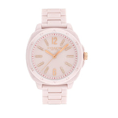 COACH WOMEN'S BLUSH DIAL BLUSH CERAMIC BRACELET WATCH - 14504408