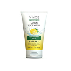 Vince Lemon Face Wash – Reduces Dark Spots, Sunspots, & Controls Oil – Deeply Cleanses, Moisturizes, and Brightens Complexion – Reveals Fresh, Smooth, and Supple Skin – 120ml