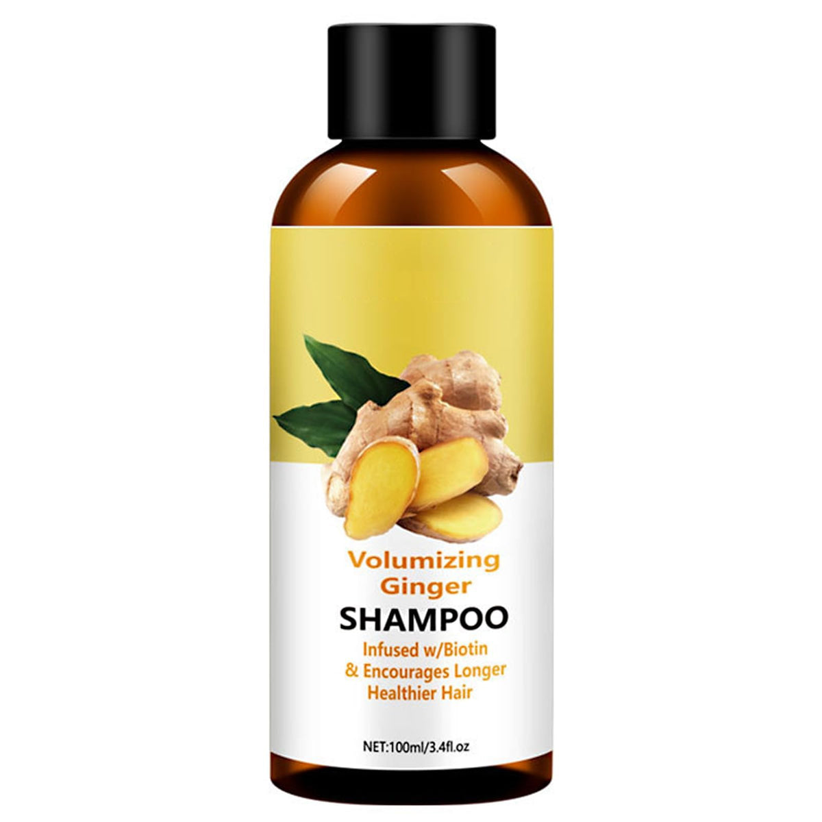 Azonee Ginger Shampoo, Ginger Hair Growth Shampoo, Natural Organic Ginger Shampoo, Trophoblastic Hair Promote Hair Growth Smooth, Anti-Dandruff & Anti-Itching Ginger Shampoo For Hair Loss Women Men