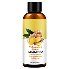 Azonee Ginger Shampoo, Ginger Hair Growth Shampoo, Natural Organic Ginger Shampoo, Trophoblastic Hair Promote Hair Growth Smooth, Anti-Dandruff & Anti-Itching Ginger Shampoo For Hair Loss Women Men