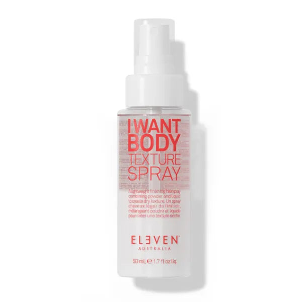 ELEVEN AUSTRALIA I Want Body Texture Spray - Volumizing & Lightweight Styling Spray for Fine to Medium Hair, Adds Texture, Body & Natural Movement, Flexible Hold with a Matte Finish