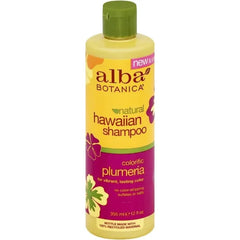 Alba Botanica Hawaiian Natural Shampoo Colorific Plumeria - 12 Fl Oz - Pack of 1