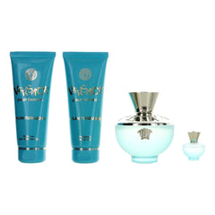 Versace Dylan Turquoise Eau De Toilette, 100 ml Gift Set
