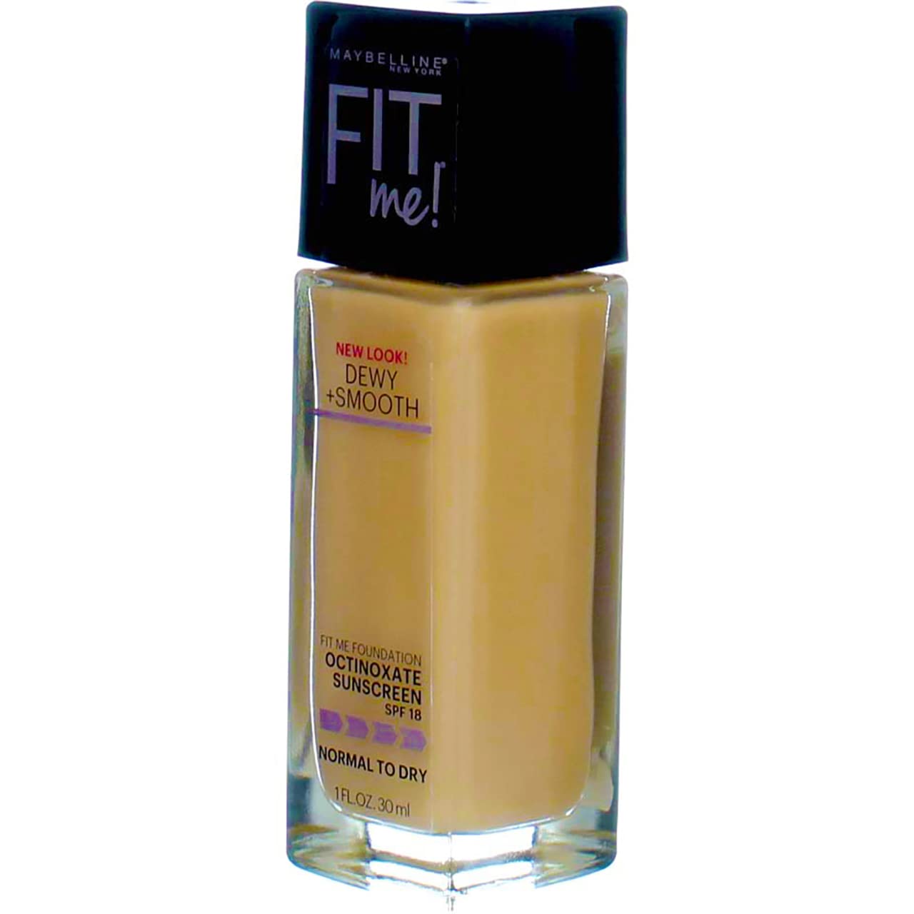 Maybelline New York Fit Me! Foundation, Buff Beige [130] 1 oz (Pack of 2)