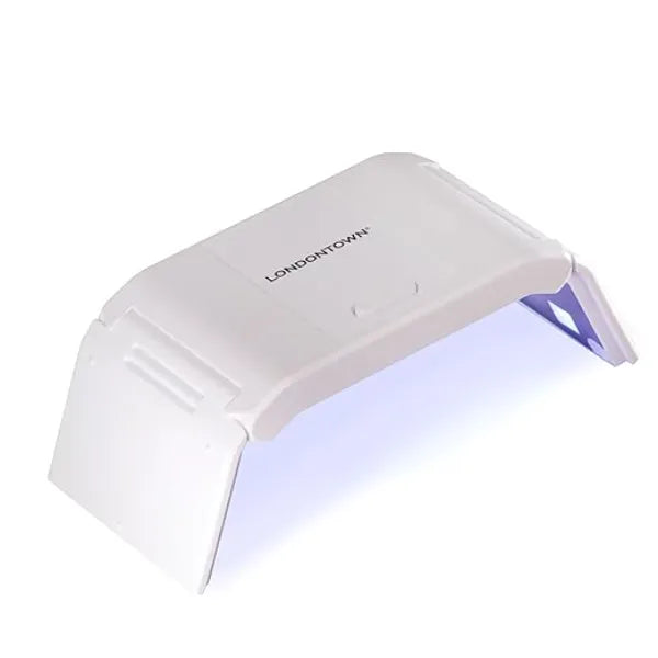 LONDONTOWN Foldable UV/LED Gel Lamp Portable Curing Mini Desk Light, Professional Travel Friendly Dryer Tool for At Home Manicures
