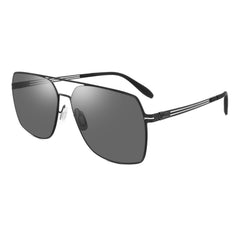 PUKCLAR Polarised Men Sunglasses Pilot Sunglasses Lightweight Stainless Steels Frame Retro Sun Glasses with UV400 for Driving, Fishing, Hiking