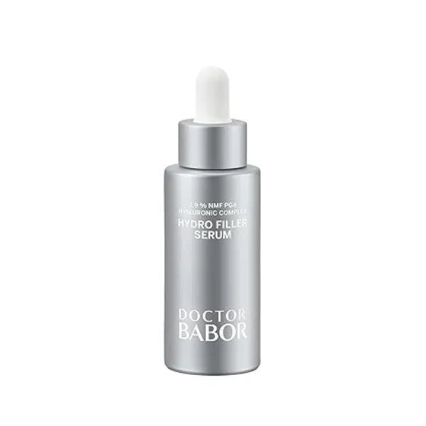 BABOR DOCTOR Hydro Filler Serum Facial Care for Dry Skin with 2.9% NMF PGA, With Hyaluronic Acid and Peptides, Glow Serum for Face, Fragrance Free, Vegan 30ml