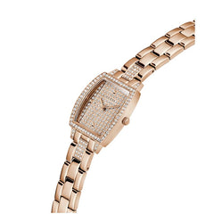 GUESS Women's 25mm Watch - Gold Tone Bracelet Champagne Dial Gold Tone Case