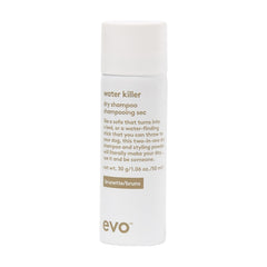 EVO Water Killer Dry Shampoo - Absorbs Oil to Refresh Hair, Reduces Damage from Excessive Washing - Hair Styling Spray - Travel Size, 30g / 1.06oz