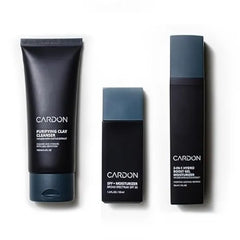 Cardon Men's Essentials Skincare Set: SPF Moisturizer, Face Wash, Anti-Aging Night Cream