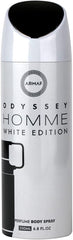 Armaf Odyssey Homme White Edition Deodorant for men 200 ML - Perfumes - body spray for men - Fairness, fresh, relaxing all day - Deo