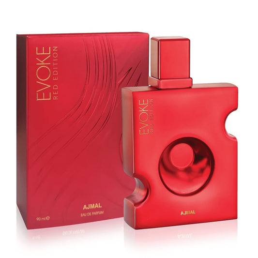 Ajmal Evoke Red EDP for Men, 90ml | Daily Wear Perfume