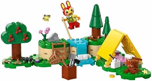 LEGO Animal Crossing Bunnie’s Outdoor Activities Buildable Creative Play Toy for 6 Plus Year Old Kids, Girls & Boys, with Tent and Rabbit Minifigure from the Video Game, Birthday Gift Idea 77047