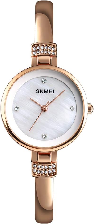 SKMEI 1409 Women Quartz Watch Waterproof Alloy Strap Ladies Timer