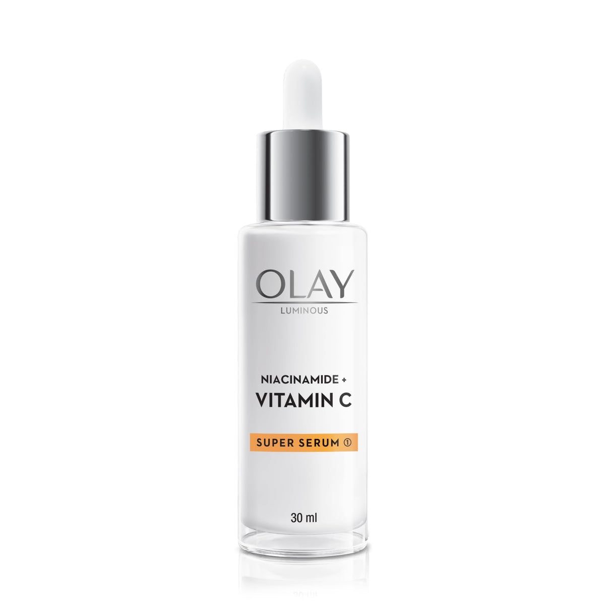 Olay Super Serum: Luminous Serum With Niacinamide + Vitamin C For Even & Glowing Skin, Sulphate & Parbene Free, 30 ML