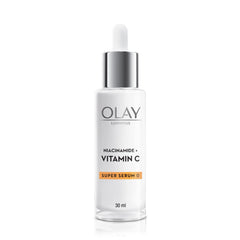 Olay Super Serum: Luminous Serum With Niacinamide + Vitamin C For Even & Glowing Skin, Sulphate & Parbene Free, 30 ML