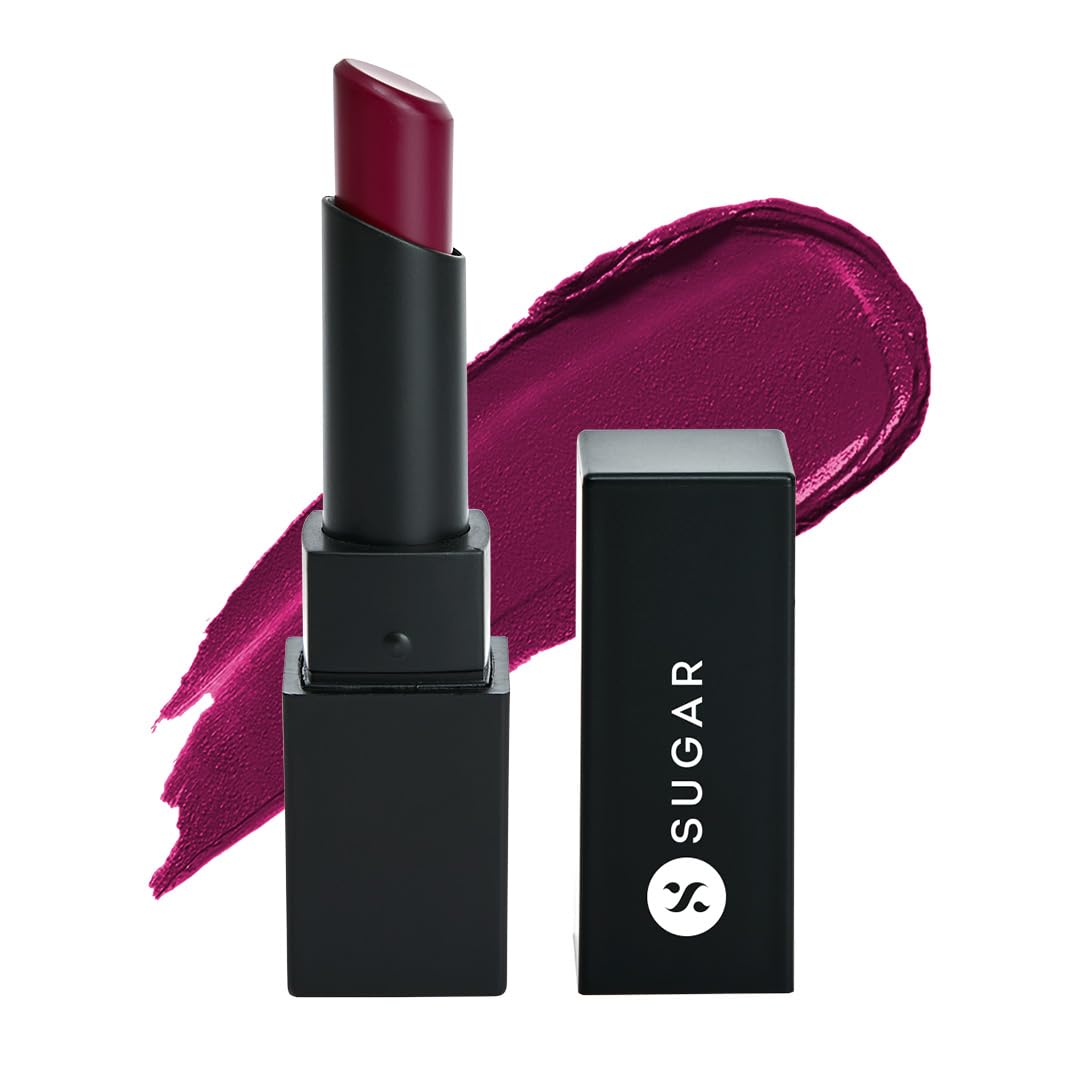 SUGAR Cosmetics Nothing Else Matter Longwear Lipstick - 08 Berry Picking (Berry)