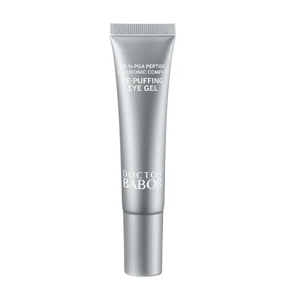 BABOR DOCTOR De Puffing Eye Gel, Moisturising Eye Cream, Cooling Gel Texture, Anti Wrinkle, Radiant Eye Area, Eye Care with Multimolecular Hyaluronic Acid, Vegan Formula, 15 ml