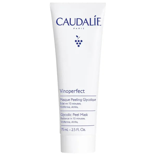 Caudalie Vinoperfect Glycolic Acid and AHAs Peel Mask, Radiance in 10 Minutes - 75 mL