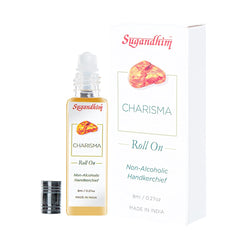 Sugandhim Unisex Fresh Roll On Attar Ittar Charisma, 1 X 8Ml