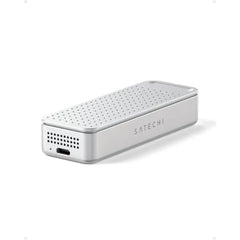 Satechi DotDisk 80Gbps M.2 NVMe SSD Enclosure, High-Speed Aluminum Enclosure with Ultra-Fast Data Transfer, Active Cooling Design for Modern Workspaces