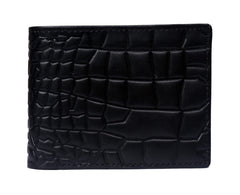 Wallet for Men Genuine Leather (Black)
