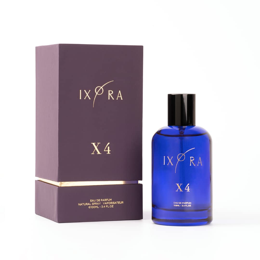 Ixora X4 Perfume: Energize Your Senses with a Fresh Burst of Orange, Raspberry, Amber, and Vanilla