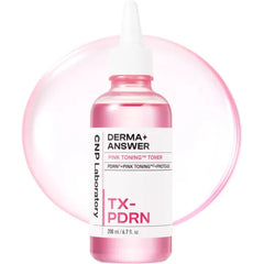 CNP Pink Toning Toner, PDRN + Tranexamic Acid Toner for Face, Salmon DNA, Niacinamide, for Glass Skin, Korean Skincare, 6.7 fl. oz