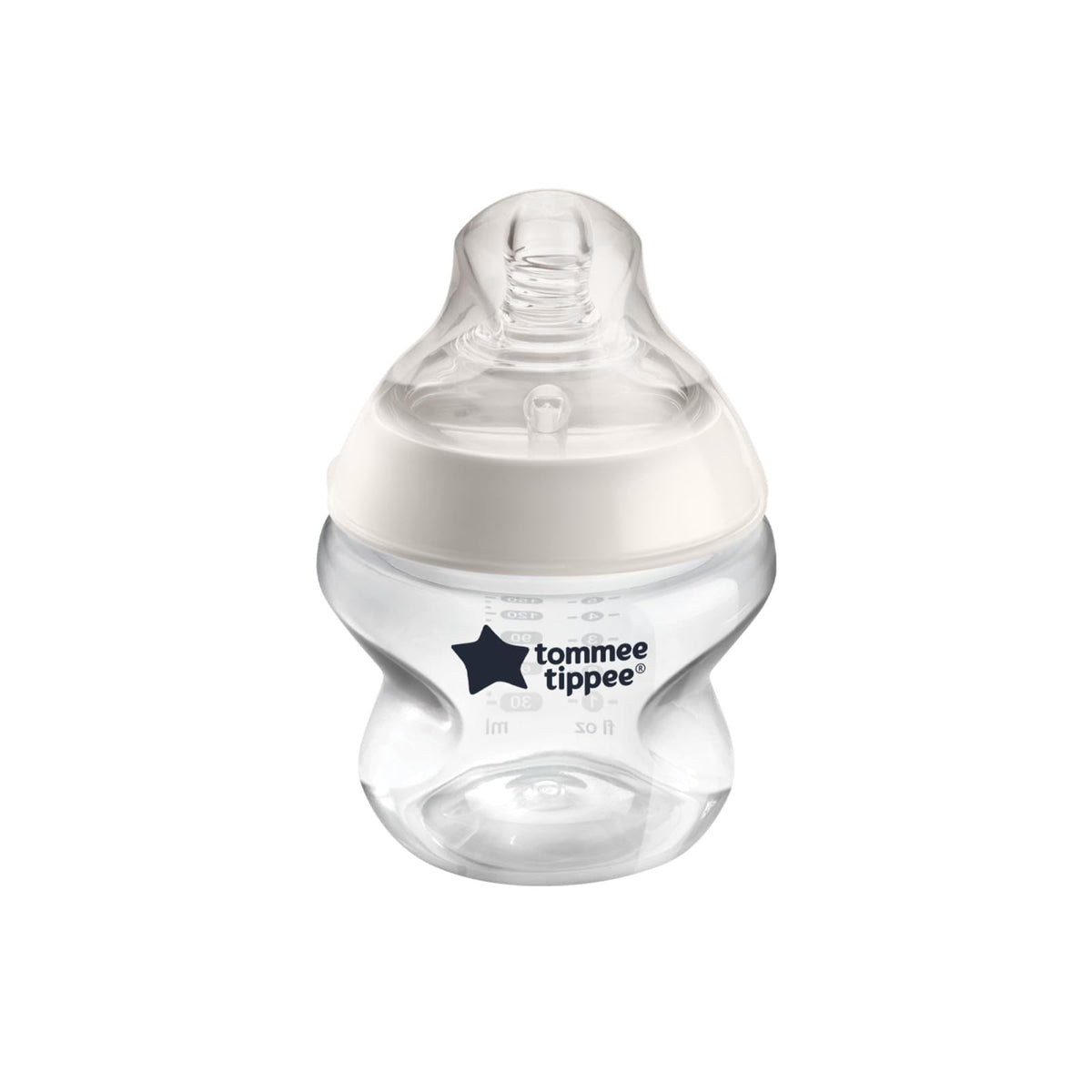 Tommee Tippee Closer to Nature Newborn Baby Bottle, Breast-Like Nipple with Anti-Colic Valve, 5oz, 1 Count
