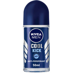 NIVEA MEN Deodorant Roll-on for Men, Cool Kick Fresh Scent, 50ml