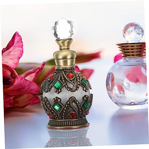 FOMIYES Essential Oil Bottle Mini Perfume Bottle Vintage Glass Perfume Vial Arabian Perfumes for Women Essence Glassy Perfume Container Travel Crystal Aromatherapy Glass Bottle