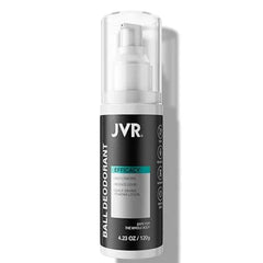 JVR Men's Ball & Whole Body Deodorant for Men Anti Chafing Groin & Body Protection, Deodorant with Aloe, Woody Scent, Effective Male Hygiene Solution 4.23 OZ