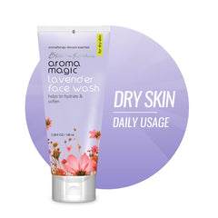 Aroma Magic Lavender Face Wash, 100 ml- Cleanses and refreshes the skin